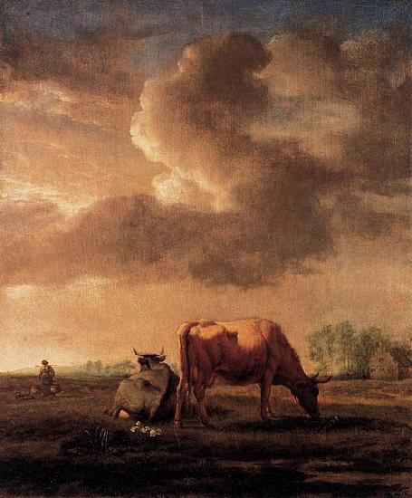 Adriaen van de Velde Cows on a Meadow